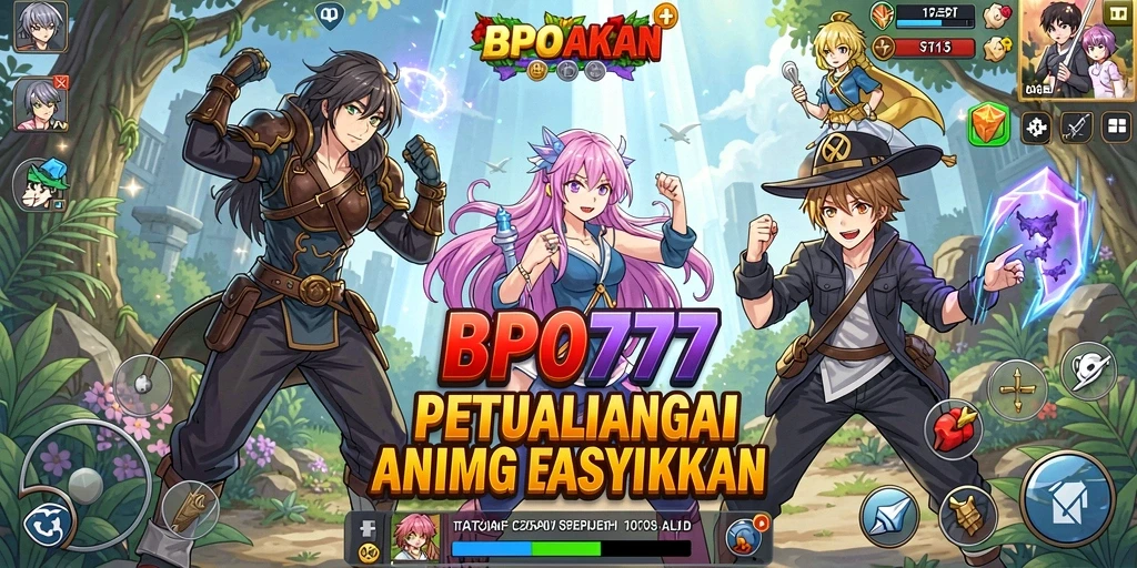 Gameplay BPO777 yang seru dengan karakter Anime yang unik.