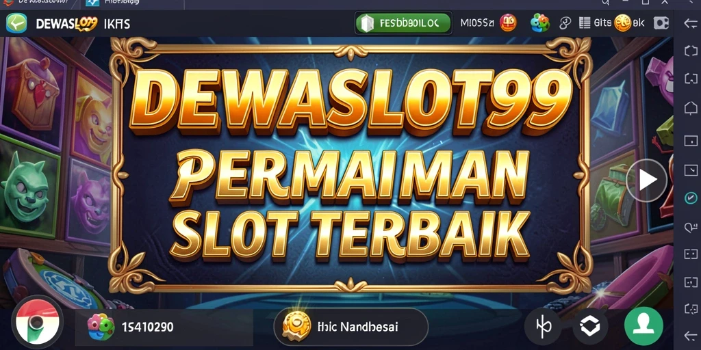 Tampilan menarik gameplay DEWASLOT99 dengan kombinasi slot yang seru.