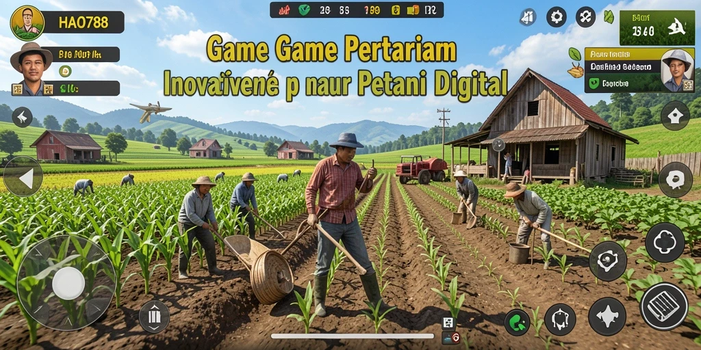 Tampilan gameplay HAO788 yang menarik dalam bertani.