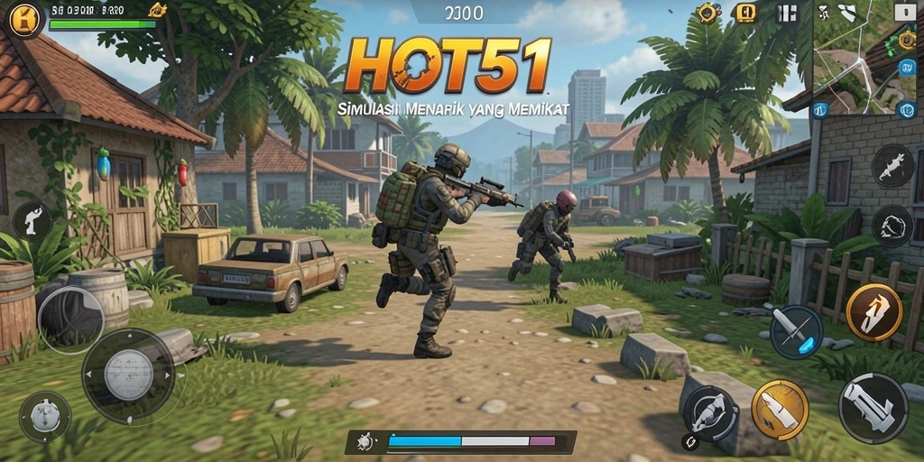 Gameplay menarik dari HOT51 yang menunjukkan berbagai elemen simulasi.