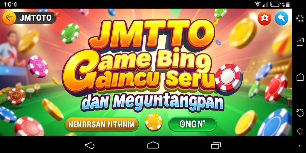 Tampilan gameplay seru dalam permainan Bingo JMTOTO.