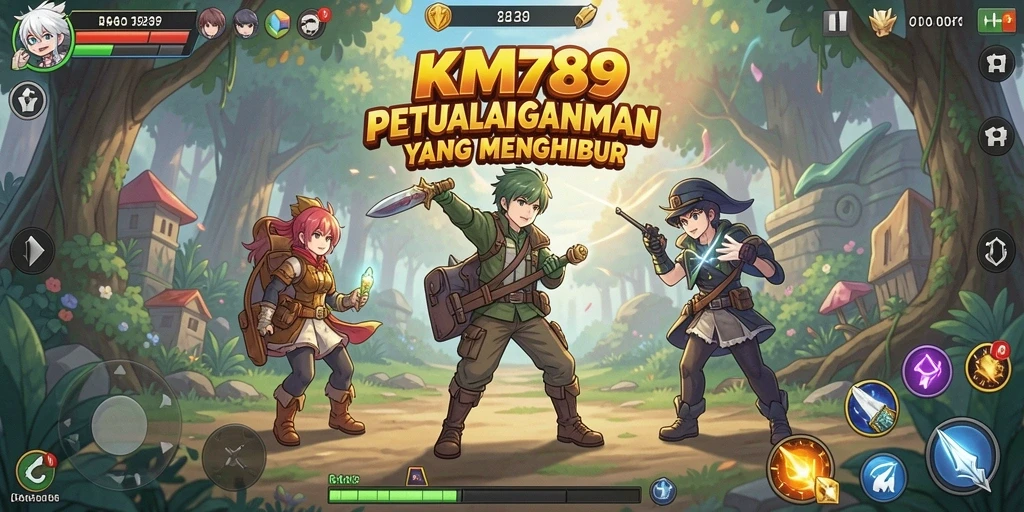 Tampilan karakter dan pertarungan seru di KM789.