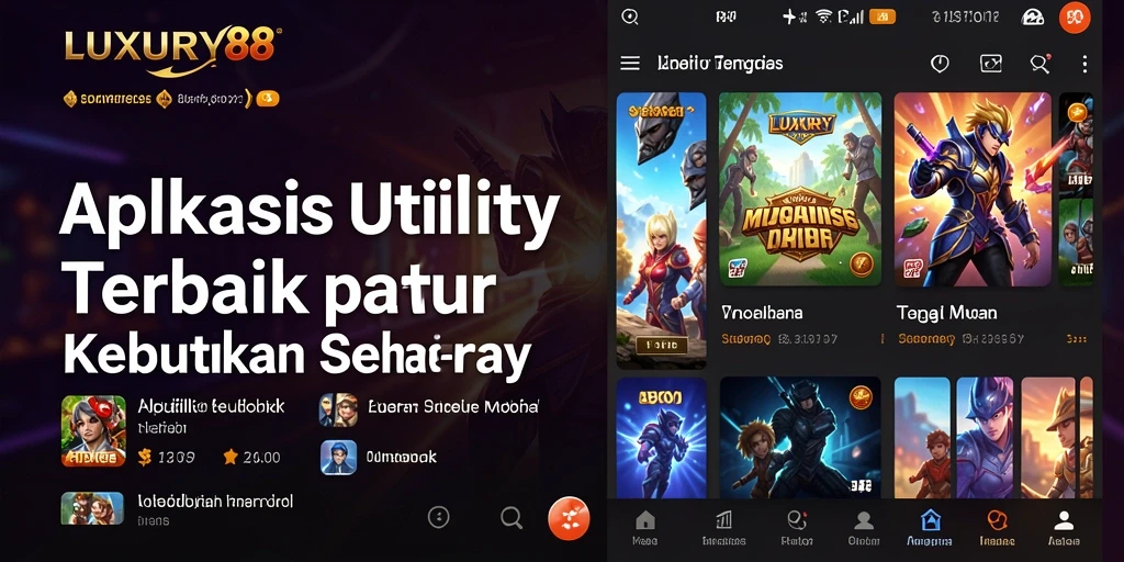 Tampilan antarmuka LUXURY88 yang sederhana dan efektif.