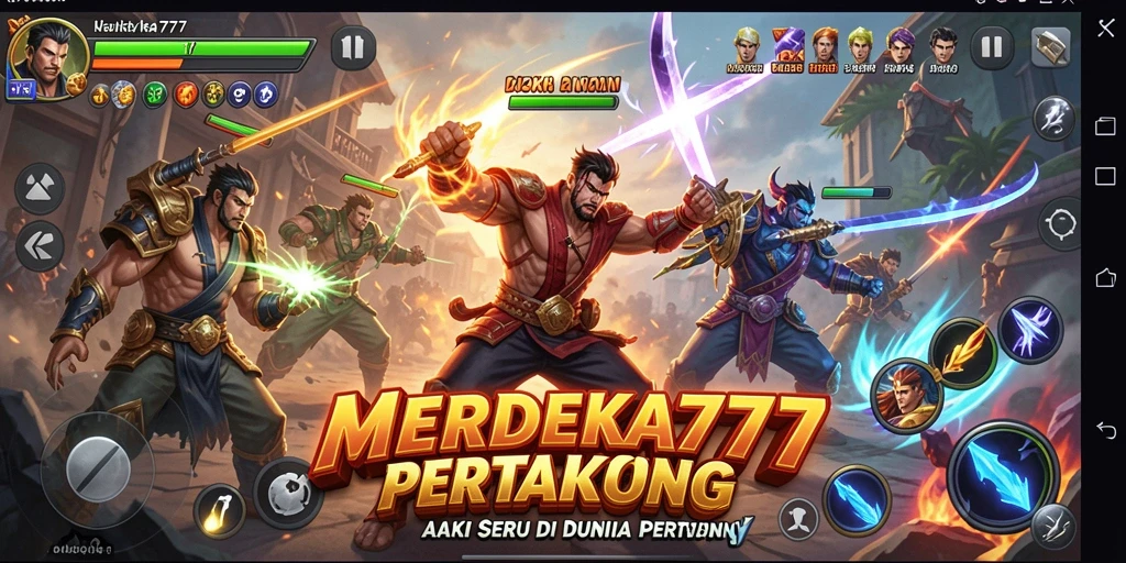 Tampilkan aksi mendebarkan dalam gameplay MERDEKA777.