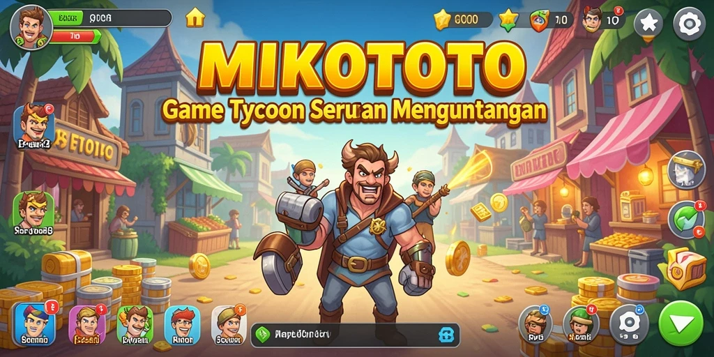 Tampilan screenshot MIKOTOTO menampilkan gameplay Tycoon yang menarik.