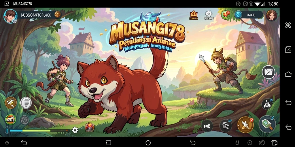 Tampak indah dari gameplay MUSANG178 yang penuh dengan karakter Anime.
