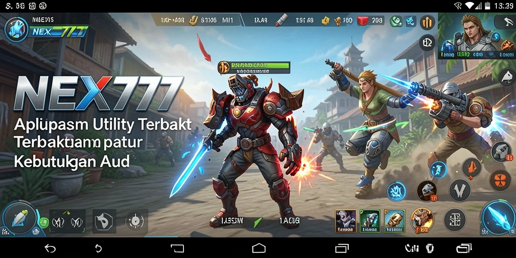 Tampilan utama NEX777 yang intuitif dan mudah digunakan.