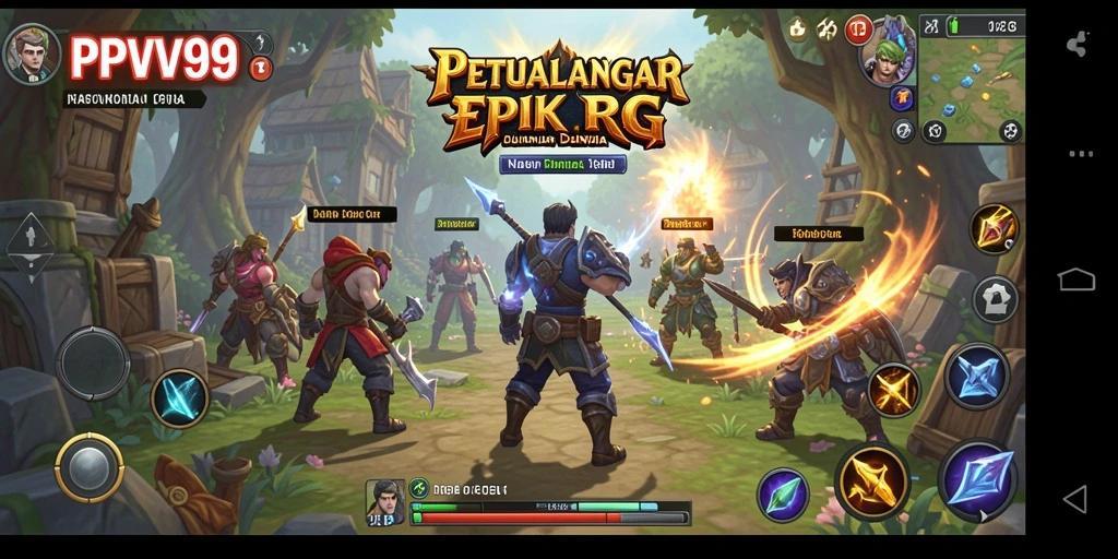 Tampilan gameplay epik dari petualangan seru di PPV99.
