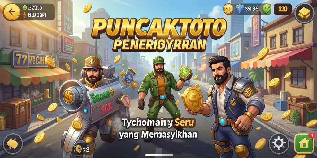 Tampilan screenshot PUNCAKTOTO memperlihatkan gameplay Tycoon yang mendalam.