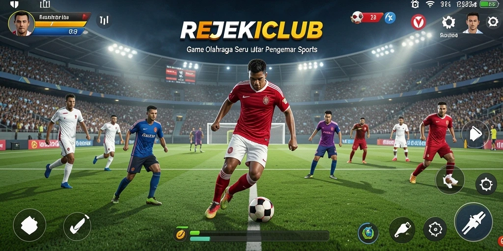 Gambaran gameplay seru di REJEKICLUB dengan beragam cabang olahraga.