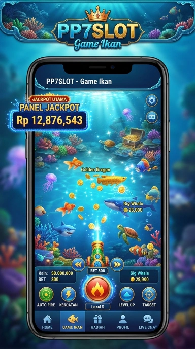 Tampilan antarmuka pp7slot yang menarik untuk pengguna.